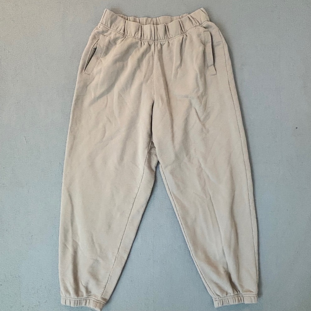 Aerie Always and Forever Real Tan Beige Joggers Sweatpants Women Medium